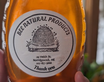 Maine rauwe honing, geheel natuurlijk