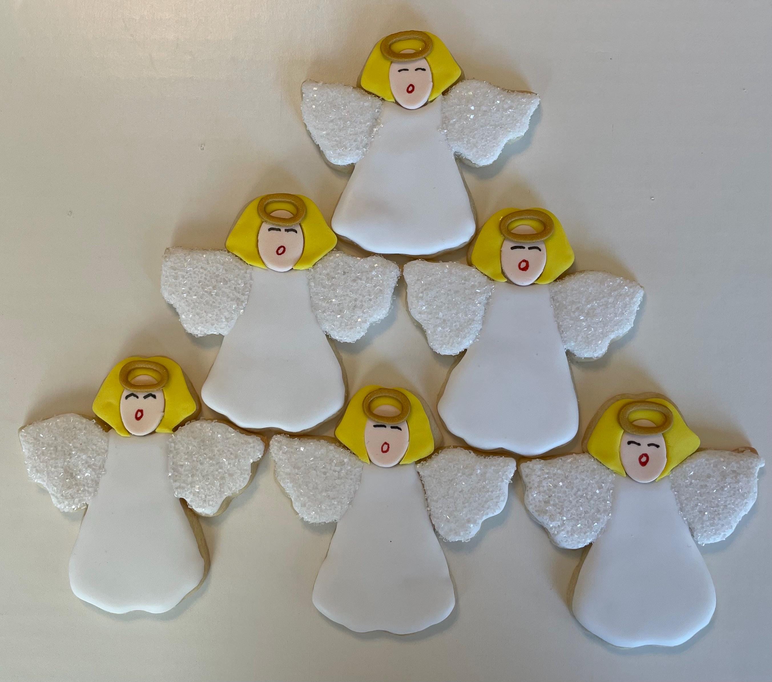 Angel Cookies (1 Dozen) Assorted - Etsy