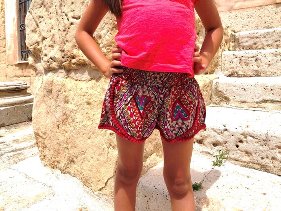 Colorful shorts for shop girls