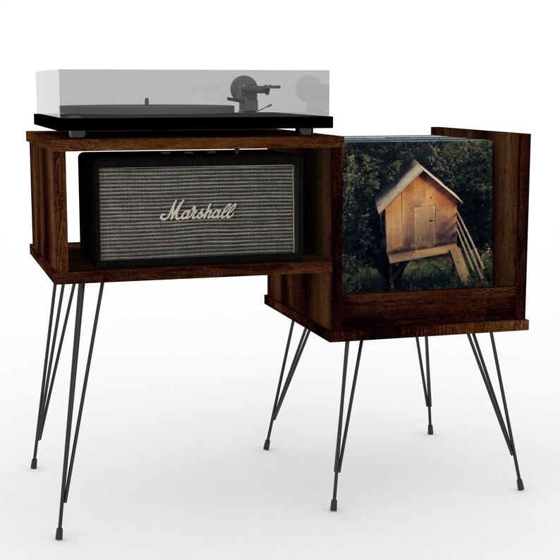 Vinyl Record Storage Turntable Stand Vinyl Hifi Etsy