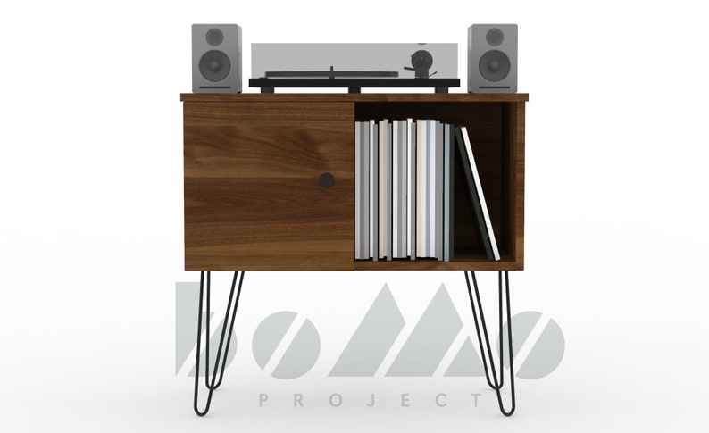 Almacenamiento de discos de vinilo soporte giratorio | Etsy