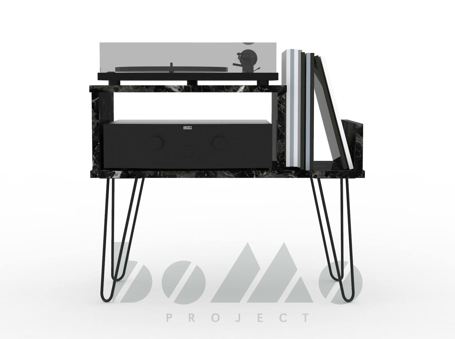 Vinyl Record Storageturntable Standvinyl Hifi Rack Etsy