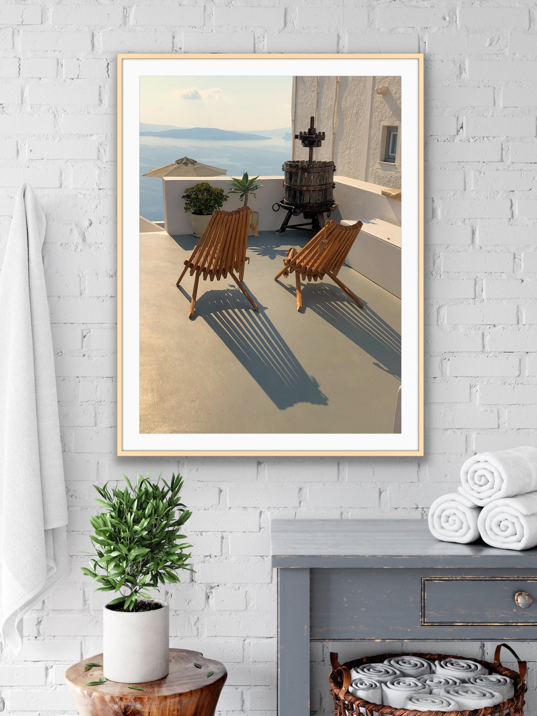 Oia Photography Print Santorini Wall Art Greek Travel Print - Etsy