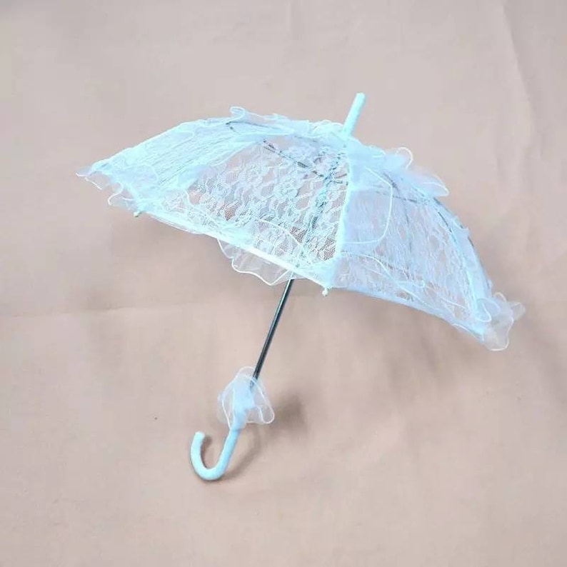 Childs umbrella,Lace umbrella,Bridesmaids Parasol,Sun parasol 10 colours Small Lace Bridal Parasol,Wedding Parasol,Flowergirl lace Umbrella