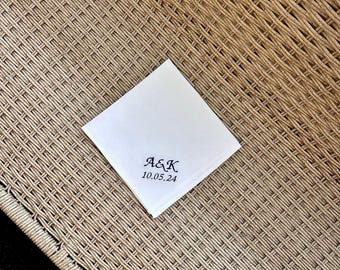 Fazzoletto / Regalo in cotone per il secondo anniversario di matrimonio