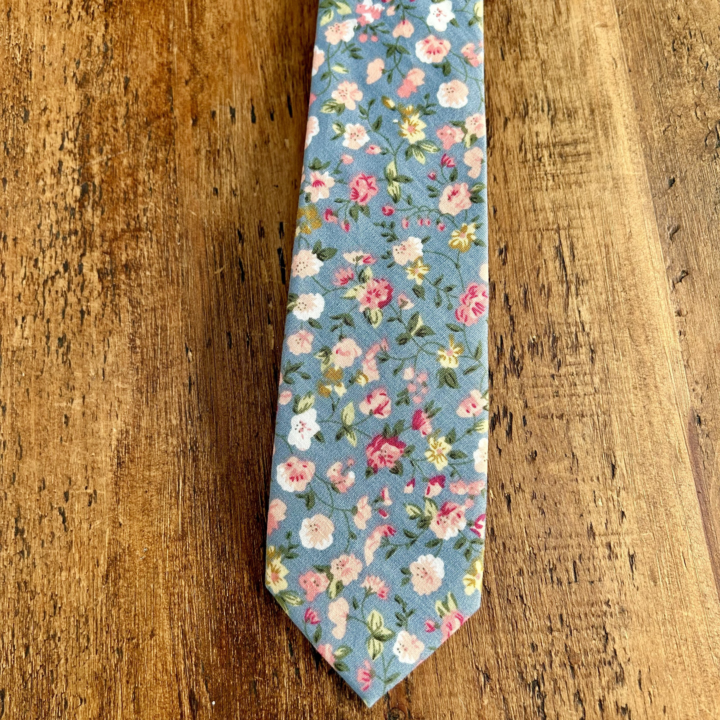 Marinella ネイビー 花柄 ネクタイ セッテピエゲ Marinella ネイビー
