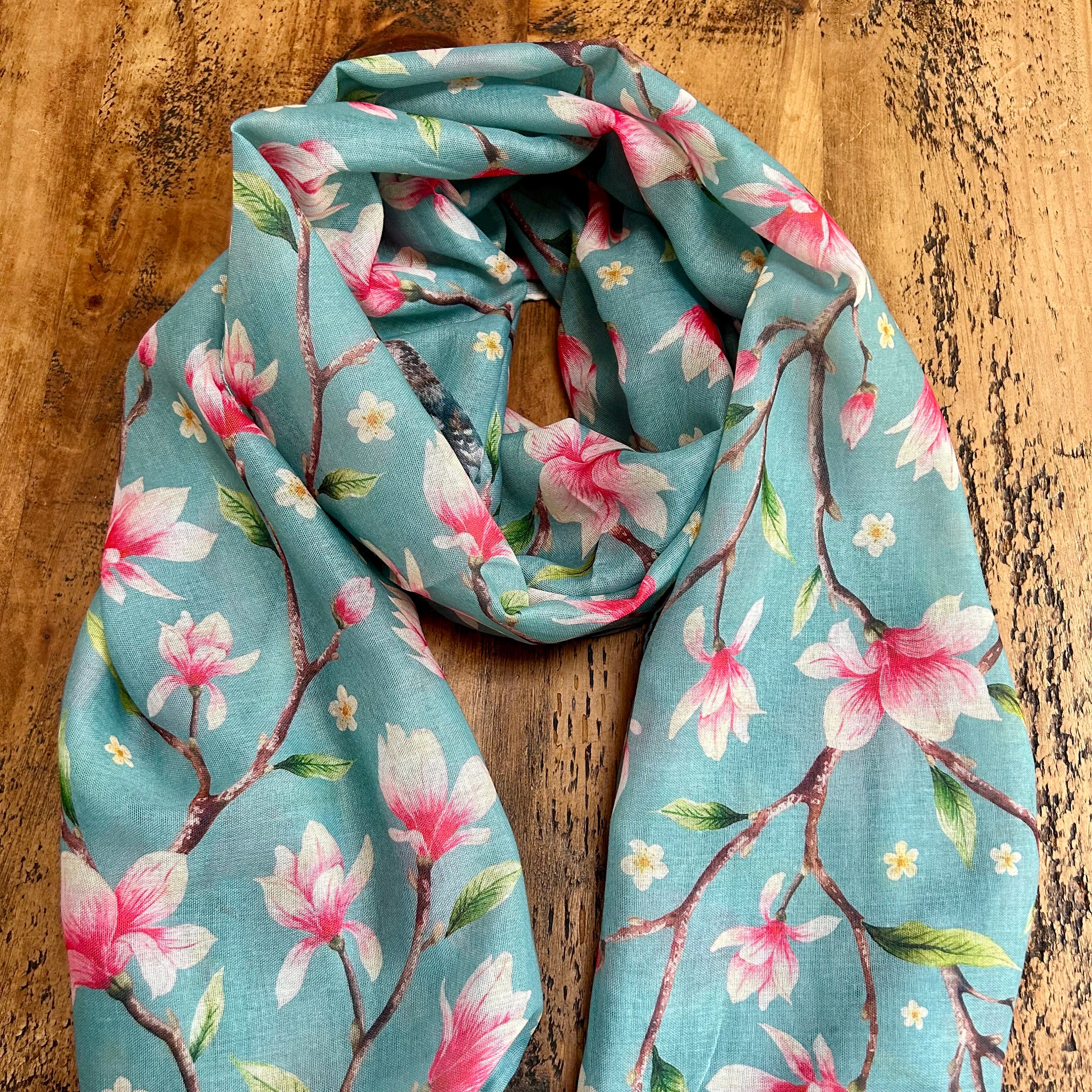 Duck Egg Blue Scarf UK