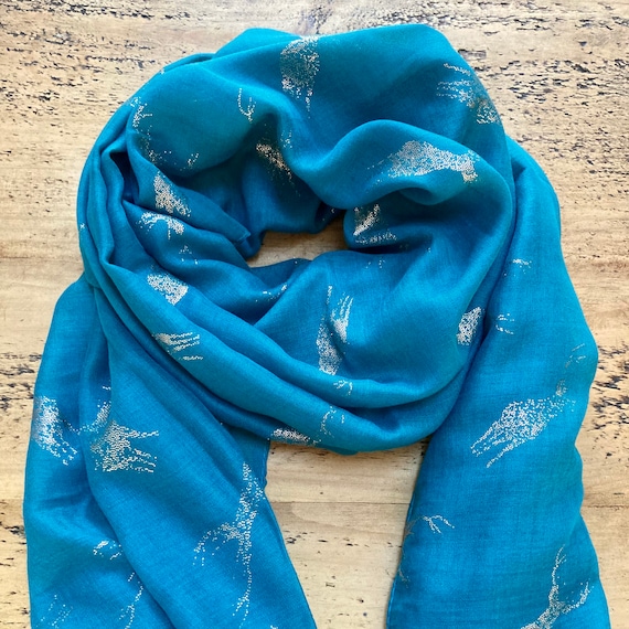 Rose gold cheap metallic scarf