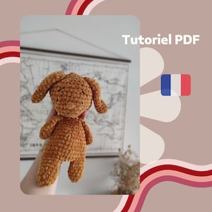 Tidou, the cuddly rabbit - PDF tutorial in French, crochet pattern, pattern explanations to download