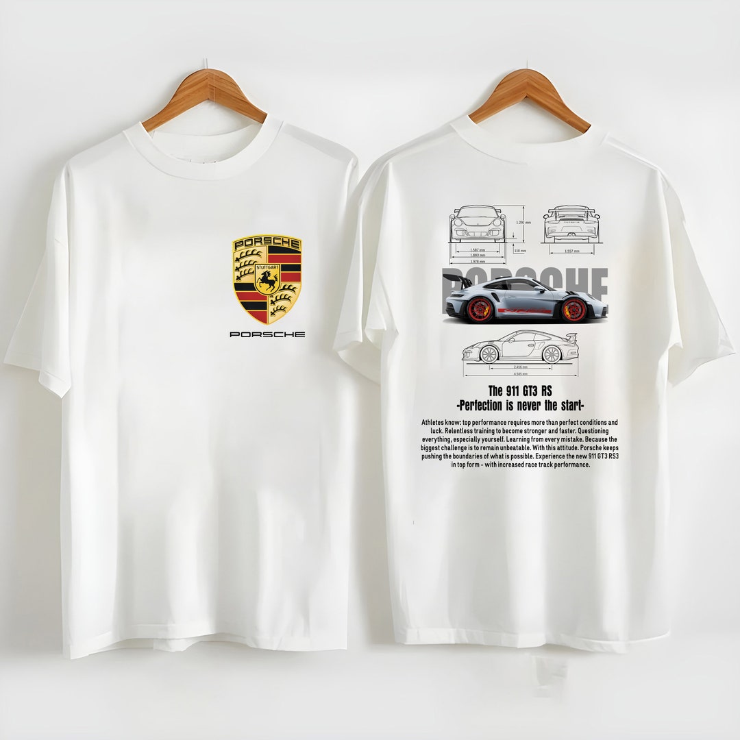 Porsche 911 GT3 RS Aesthetic Tshirt Porsche 911 GT3 RS Tshirt - Etsy