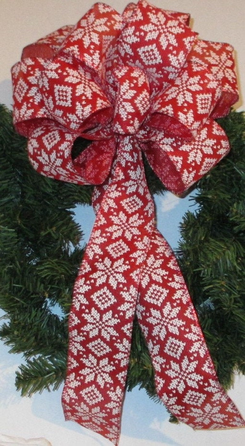 Christmas Bows 10 Round Red Variety | Etsy