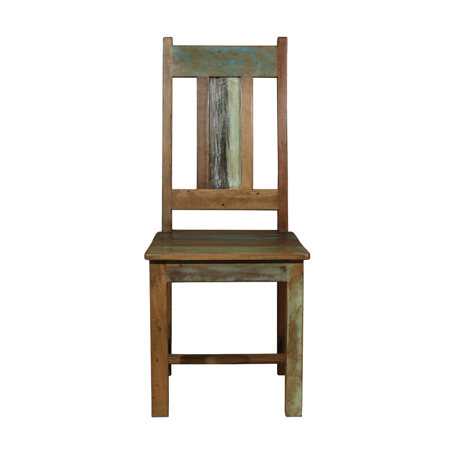 Distressed wood clearance dining chairs