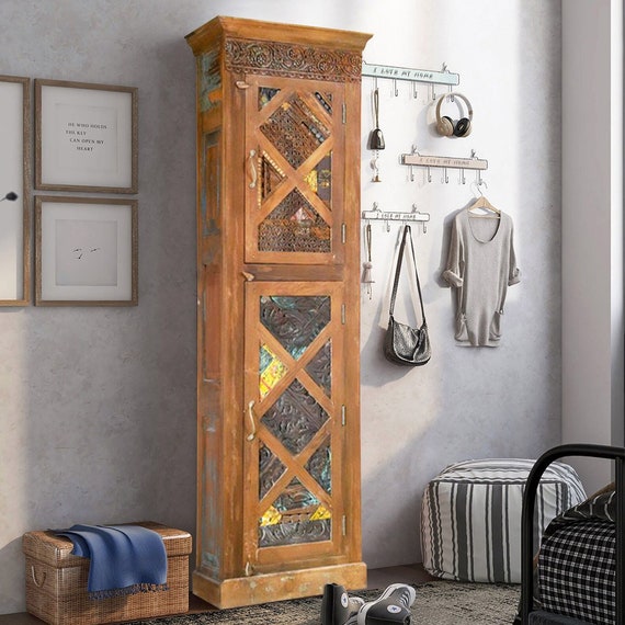 Farmhouse wardrobe armoire deals