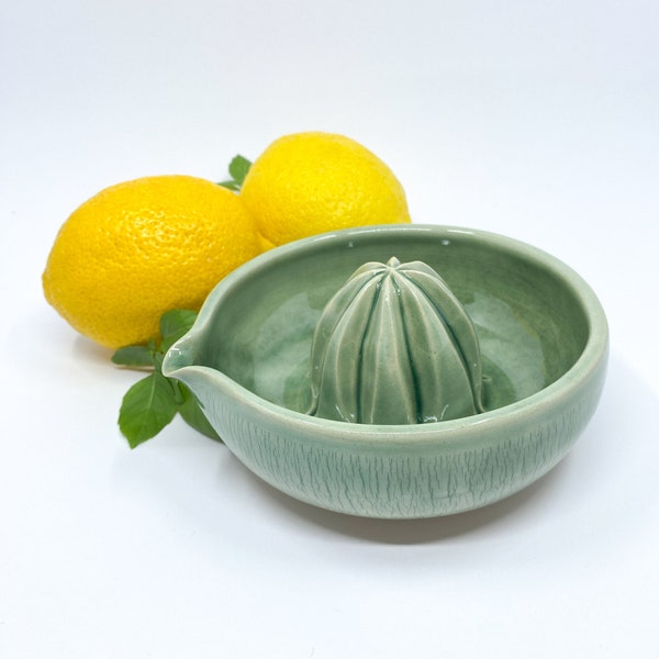 Ceramic Lemon Juicer Etsy
