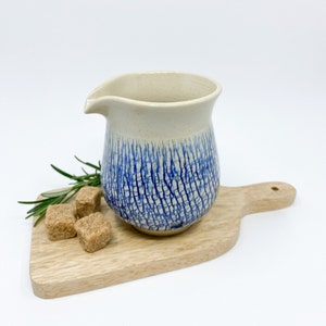 Handmade Ceramic Creamer: Minimalist Stoneware Milk Jug, 200ml