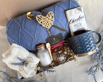 Luxury Self Care Gift Box for Women – Spa Gift Basket for Her, Birthday Gift, Relaxation Pamper Set | Get Well Soon | Mother's Day