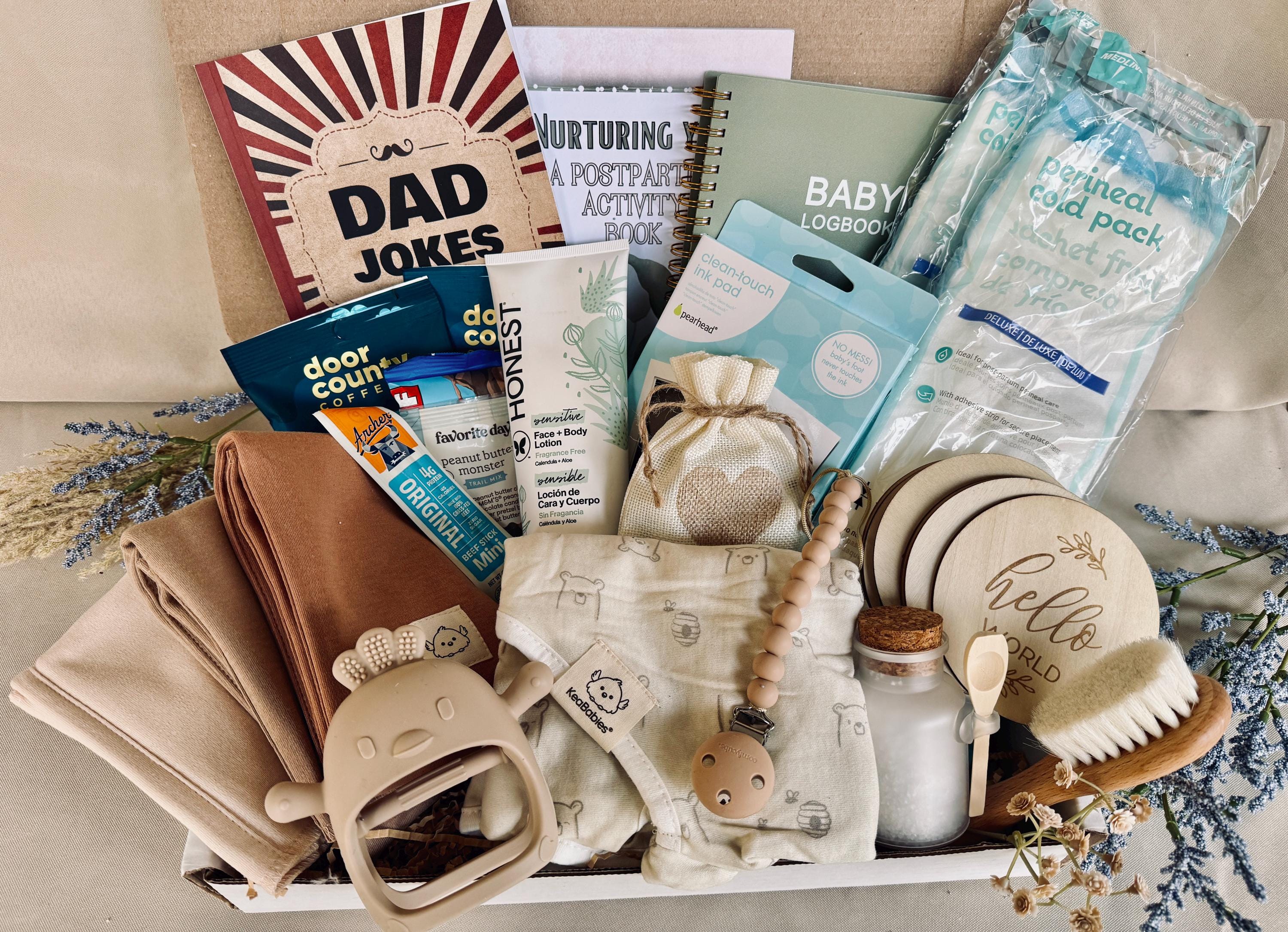 Kind Boxes Lux New Mom & Baby Gift Box, Postpartum Care Package, Organic Baby ...