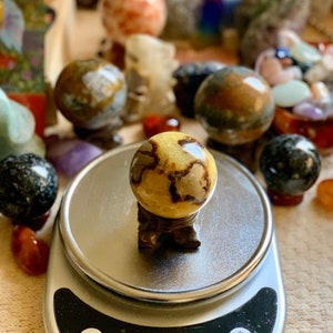 Natural Septarian Stone: Dragon Septarian Sphere Crystal