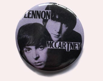 The Beatles Pinback Buttons, 60s-70s Classic Pop Rock Band Retro