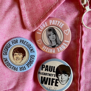George Harrison’s Wife (real) Badge/ Pin/ Button - Etsy