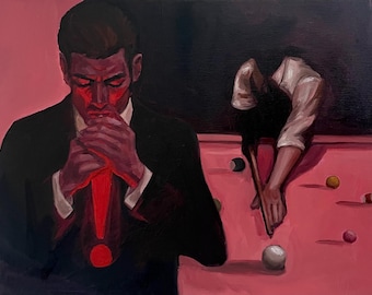 Limited Edition signed Print- “Bank Shot,”