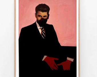 Limited Edition signed Print- “Let’s Keep this Above Board,”