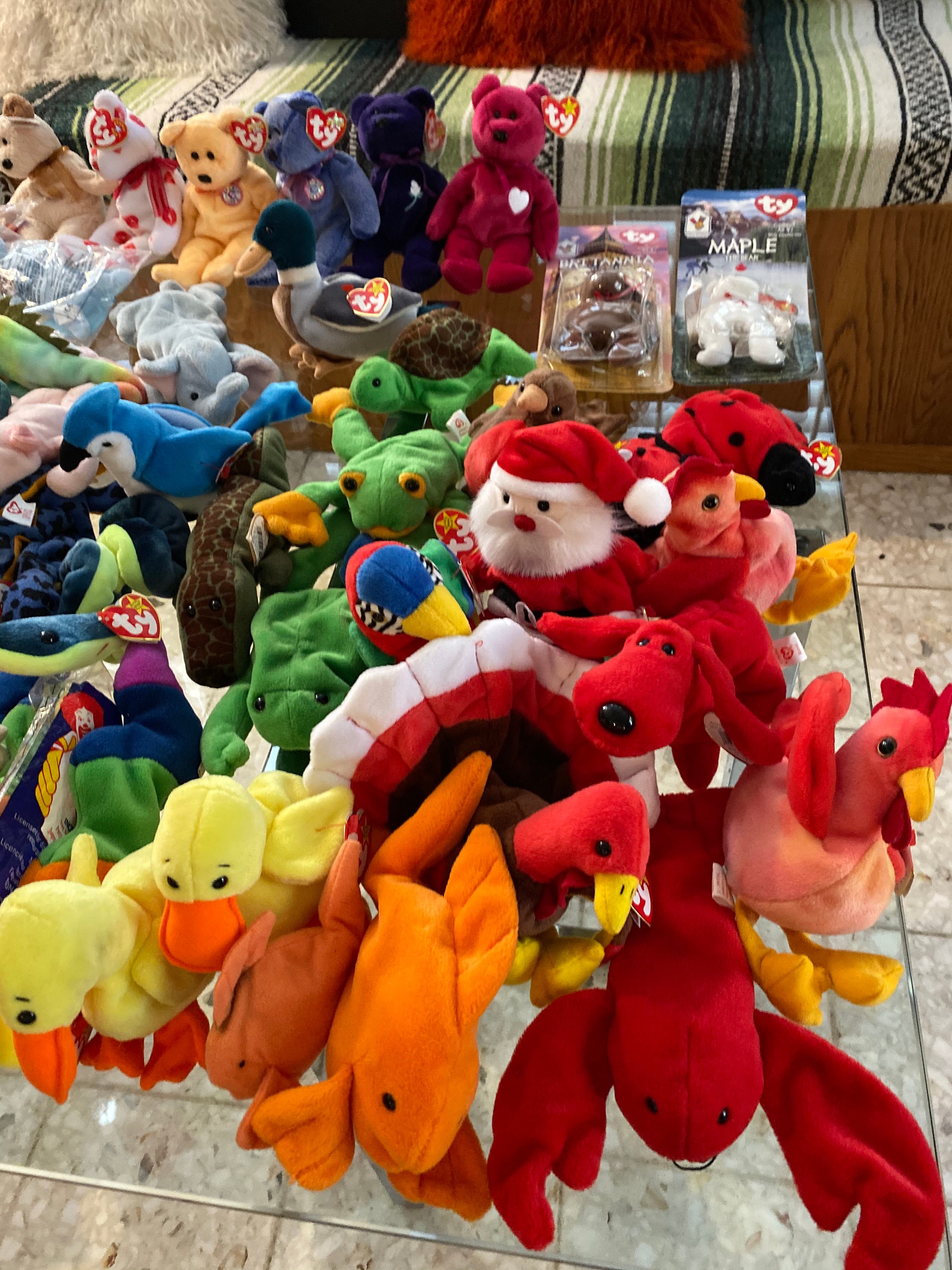 Ty Beanie Babies Collection Over 100 Items Rare Retired Whole