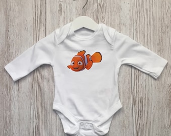 Infant Baby Bodysuit Clothes shower Gift Finding Dory Nemo Disney Pixar Cute