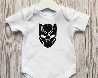 black panther baby onesie