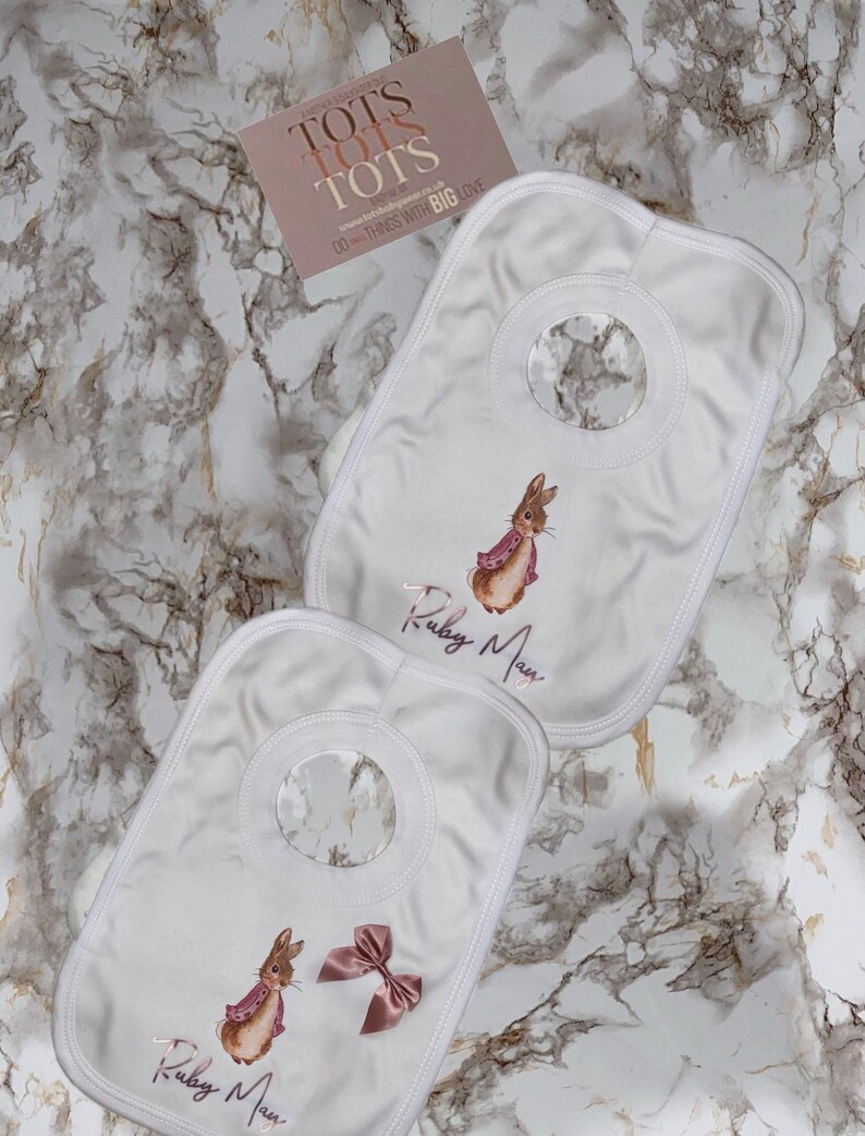 Flopsy Rabbit Baby Rose Personalised Birth Gifts Coming Home Outfits Newborn Baby Gifts Baby Shower Baby Outfits Baby Gift zdjęcie 5
