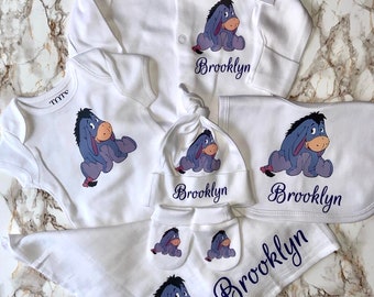Baby Gift Set Coming Home Outfit Eeyore New Arrival Reborn Shower New Baby Gift Special Occasions Etsy