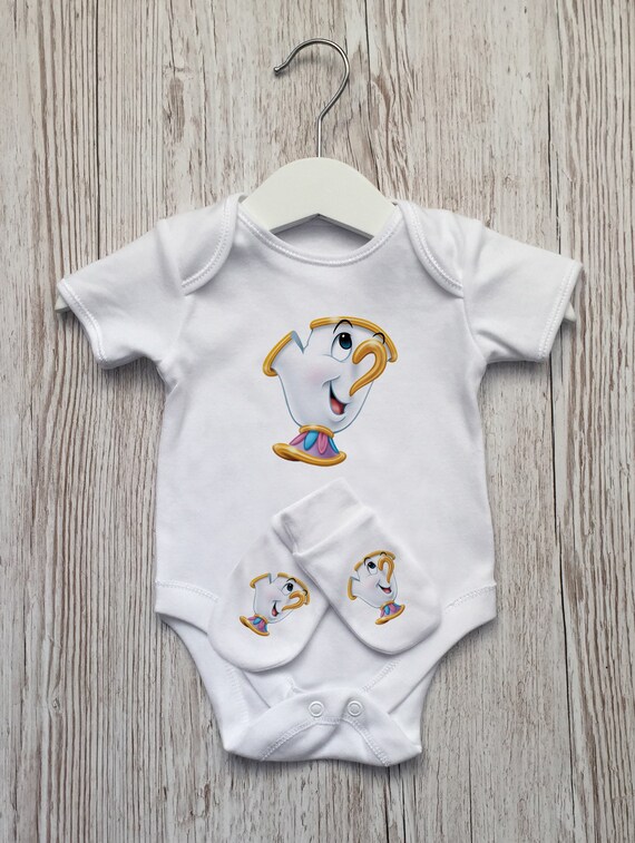 beauty and the beast baby onesie
