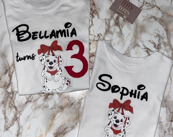 Birthday T-shirt - Birthday Gift - Birthday Outfit - Dalmatian - Birthday Tshirt - Toddler outfit -  Birthday Boy - Birthday Girl