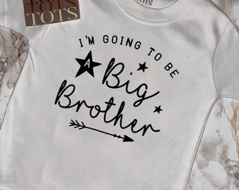 Big Brother T-shirt - Sibling Gift - Coming Home Sibling Outfit - Brother - Big Brother Keepsake - New sibling - Big Bro Announcement