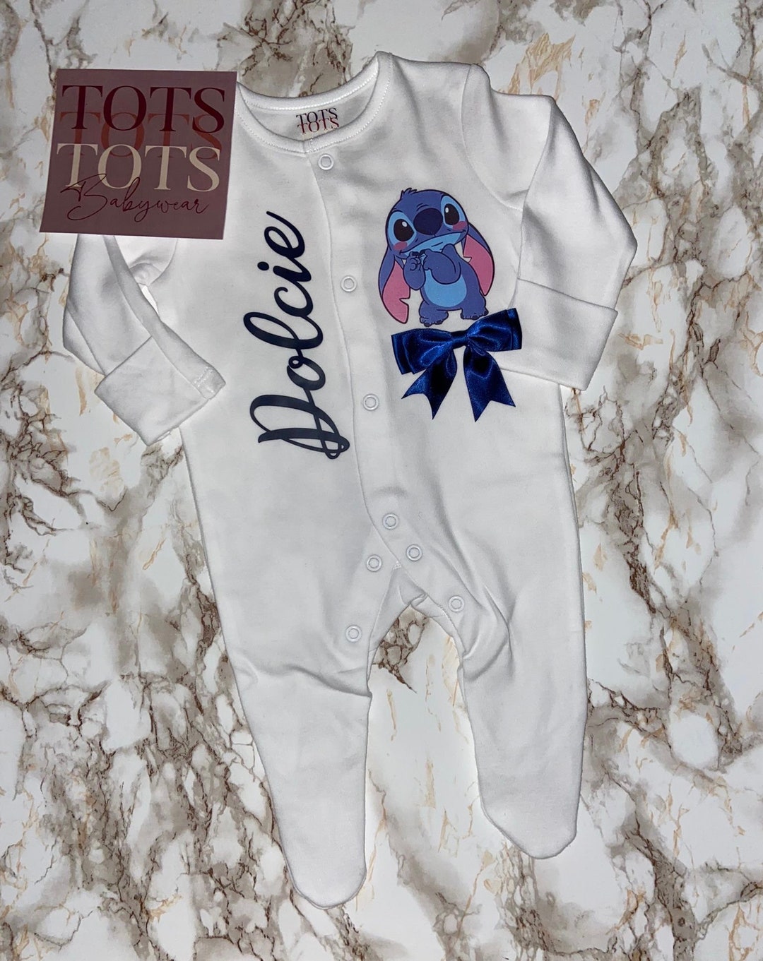 Pyjama bébé personnalisé avec noeud cadeau de naissance point tenue de  retour à la maison nouveau-né souvenir de bébé baby shower coffret cadeau  bébé -  France