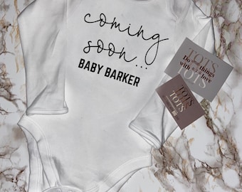 Coming Soon.. - Baby Announcement - Pregnancy Announcement - Gift - Coming Soon Baby - Newborn - Baby Shower - Baby Gift