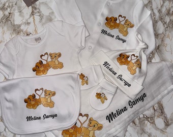 Baby Gift Set - Coming Home Outfit - Lion - New Arrival - Reborn - Shower - New Baby Gift - Special Occasions