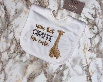 You bet giraffe I’m cute - Birth Gift - Giraffe - Newborn - Baby Keepsake - Baby Shower - Baby Gift