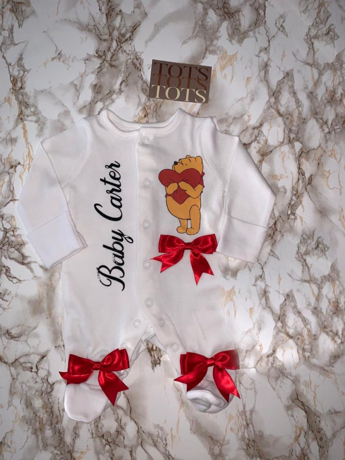 Pooh Bear Coming Home Baby Set Birth Gift Coming Home 
