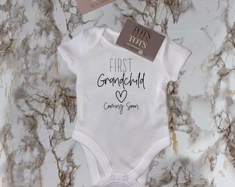 First grandchild Coming Soon.. - Baby Announcement - Pregnancy Announcement - Gift - Coming Soon Baby - Newborn - Baby Shower - Baby Gift