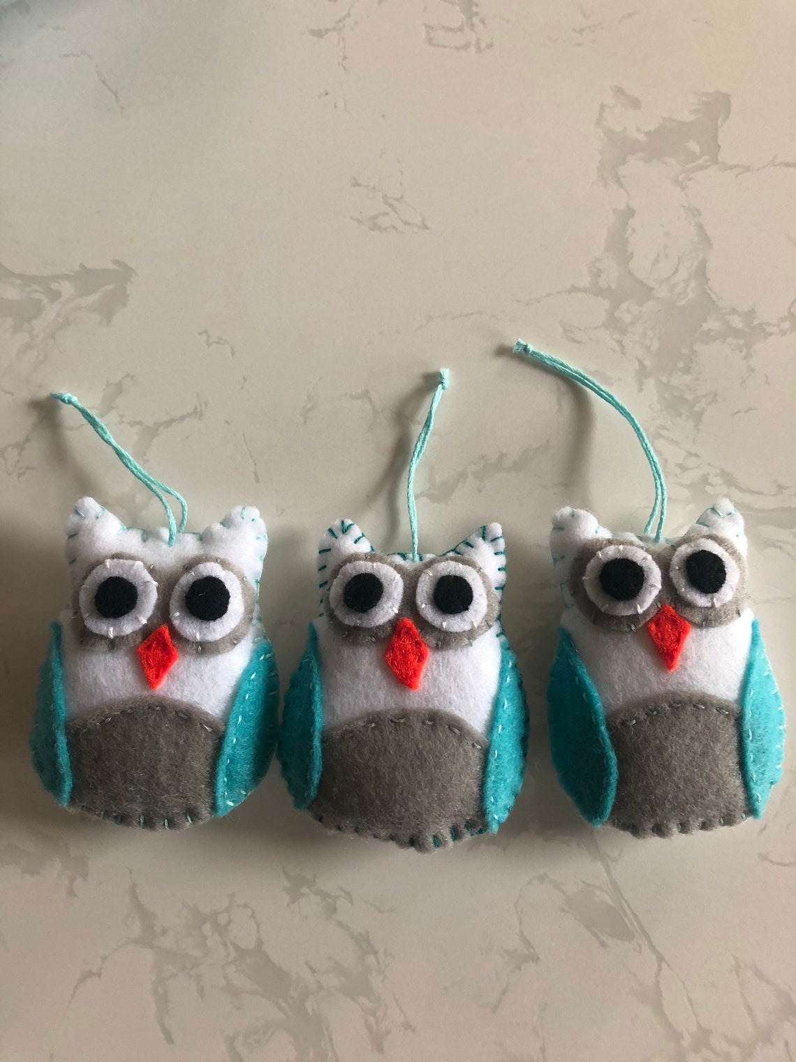 Felt Owl Ornaments | Etsy