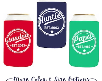 Personalized Can Coolers | Father's Day Gift | Mother's Day Gift | Skinny Can Cooler
