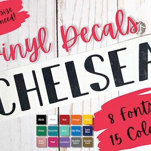 Vinyl Decals | Custom Stickers | Permanent Vinyl Labels