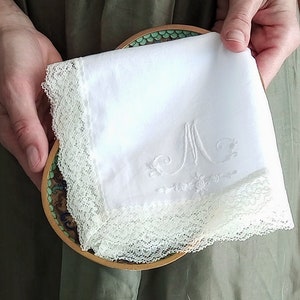 Ivory Lace Hankies Etsy UK