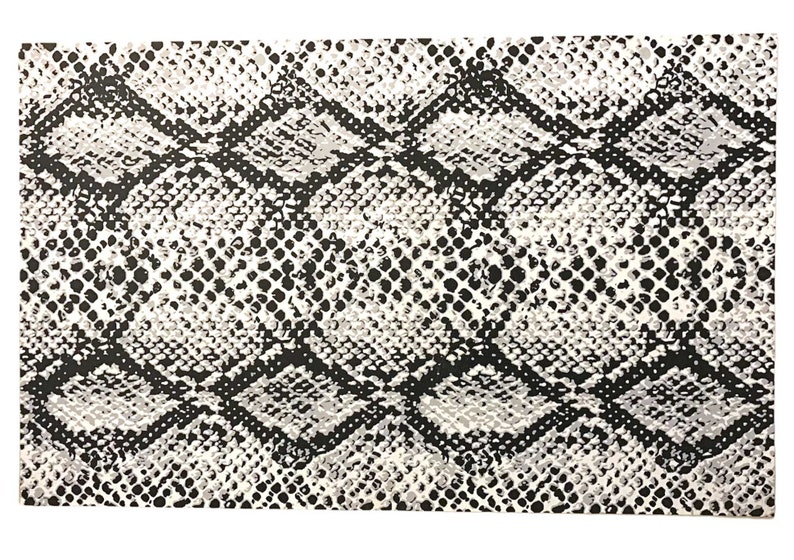 laser wood Snake black and white Printed MDF for glowforge Printed MDF