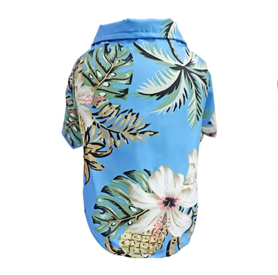 Hawaiian Style Dog Shirt, Summer Dog Outfit, Outfit for Summer, Cat