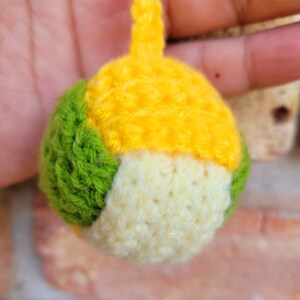 Colorful Ball Handmade Keycharms | Crochet Keychain