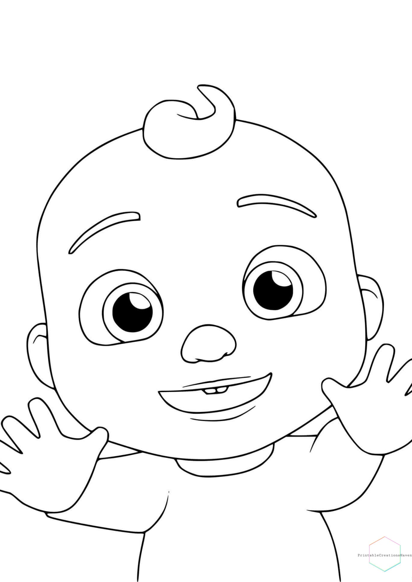 Cocomelon Coloring Pages Etsy Australia