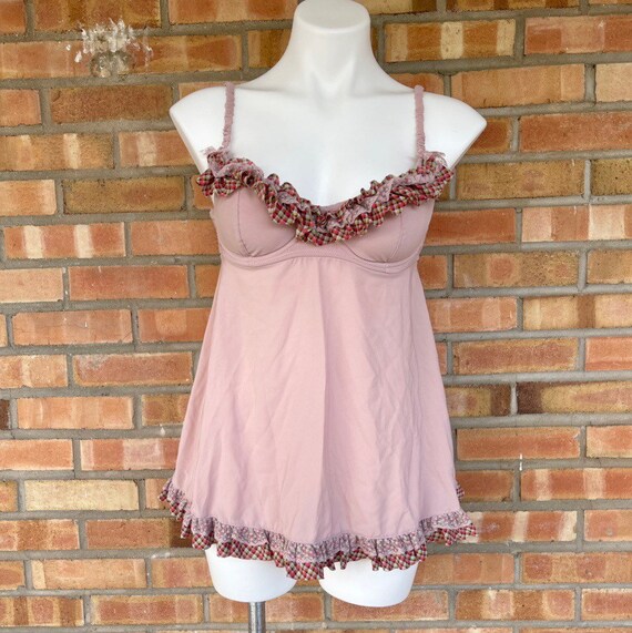 Victorias Secret Pink Babydoll Size 34C / Y2K VS Pink Lingerie