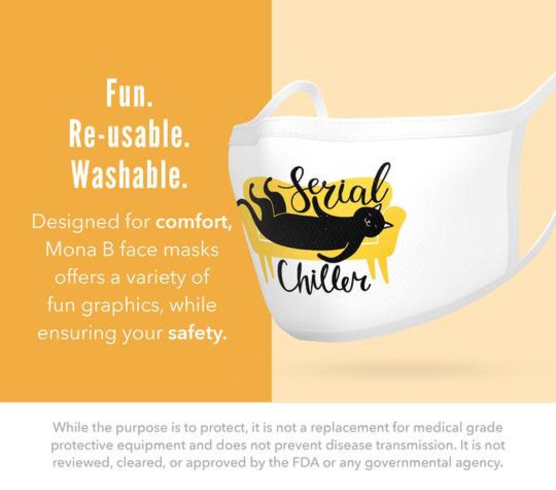 Llama Triple Layer Protection Face MaskPack of 2 Etsy